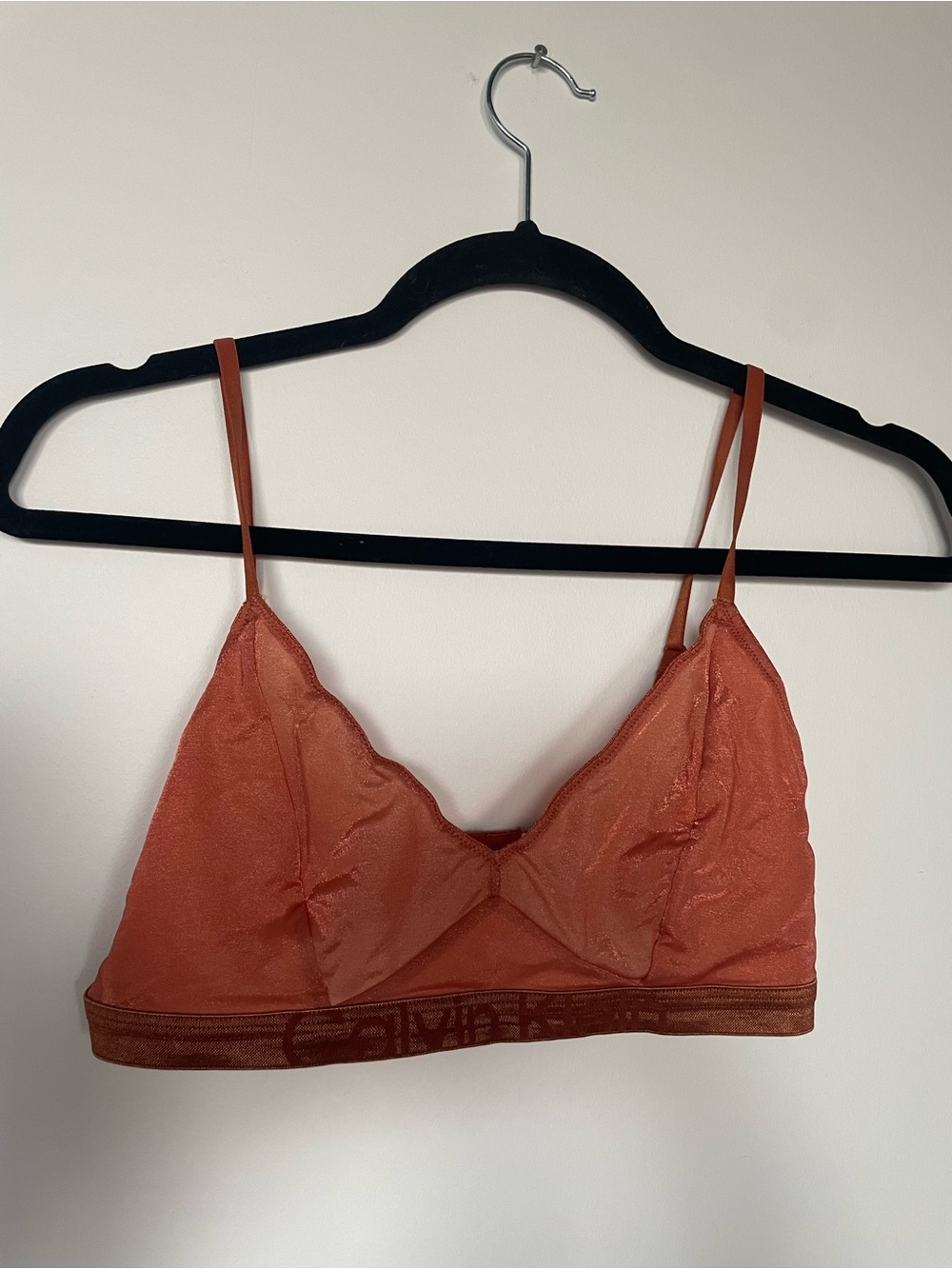 Calvin Klein Underwear Burnt Orange Stretch Bralette